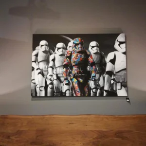 Superheroes 22 First Order Stormtroopers is a painting from the superheroes art collection by Kristel Bechara. Worolwide delivery available!