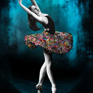 Strength is portrayed in this Venustas painting, by UAE Resident Award winning artist Kristel Bechara