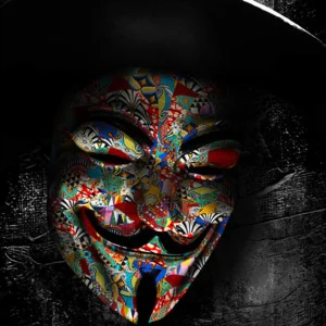 Guy fawkes,the conspirator in the failed Gun-Powder Plot, is portrayed in this painting of the superheroes art collection. Worlwide delivery!
