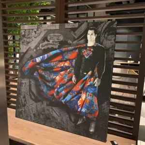 Superheroes 24 Superman,the most famous and popular of superheroes in comic books, is portrayed in this art collection by Kristel Bechara.Worlwide Delivery!