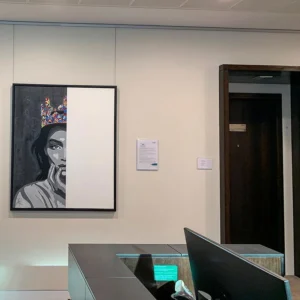 Ask a Woman 36 This "Lion" painting of the ask a woman art collection by Kristel Bechara, exudes feminism and the quest for equality. Worlwide shipping!