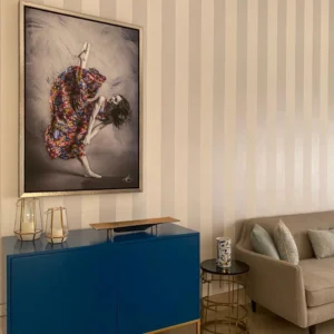 Earthly Grace 15 Céline is an architect and a professional dancer portrayed in this painting by award winning artist Kristel Bechara