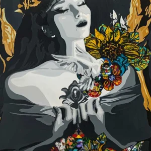 Agape 3 This "Agape" canvas artwork by Kristel Bechara is an ode to that emotion and welcomes us to give it a try. Check it here!