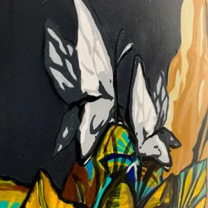 Agape 9 This "Agape" canvas artwork by Kristel Bechara is an ode to that emotion and welcomes us to give it a try. Check it here!