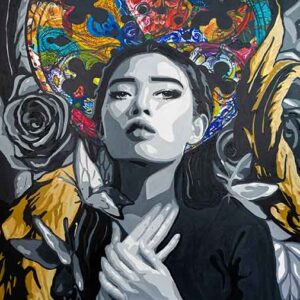 Faith Hope & Charity 5 Kristel Bechara- Faith Hope & Charity- 90x150cm