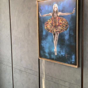 Earthly Grace 20 Kristel Bechara, award winning artist, tries to identify a universal sense of beauty in this Venustas painting