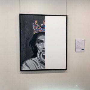Ask a Woman 39 This "Lion" painting of the ask a woman art collection by Kristel Bechara, exudes feminism and the quest for equality. Worlwide shipping!