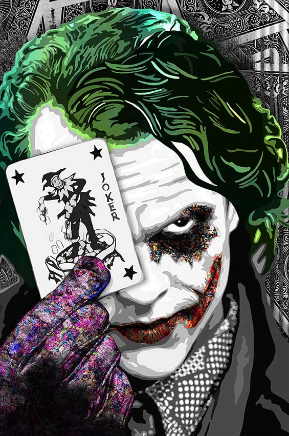 The Joker Painting | Award Winning Artist | Kristel Bechara