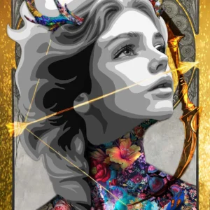 Sagittarius Horoscope Art - Starborn Archetype by Kristel Bechara
